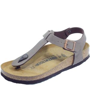 Birkenstock Infradito Donna in Ecopelle Mocca - Metallizzato