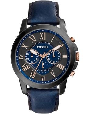 Fossil Grant uhr für - Blau