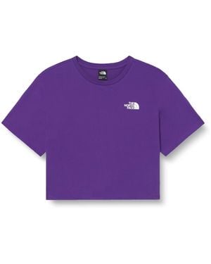 The North Face Cropped Simple Dome T-shirt - Purple