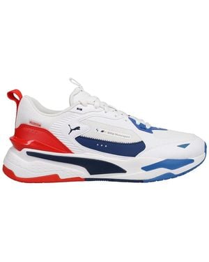 PUMA BMW M Motorsports RS-Fast White/Estate Blue/Fiery Red 11.5 D - Bleu