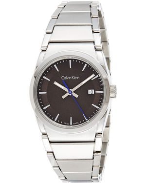 Calvin Klein Orologio Analogico Quarzo Uomo con Cinturino in Acciaio Inox K6K33143 - Metallizzato