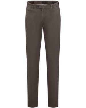 Bugatti 4134-66395b Pantaloni Slack - Grigio