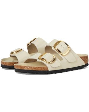Birkenstock Arizona Big Buckle High Shine Sandals - Black