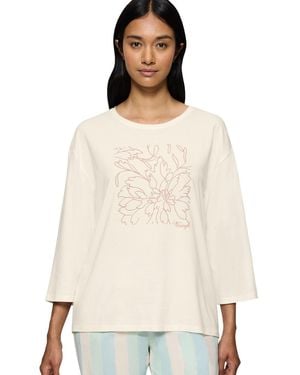 Triumph Mix & Match Top 7/8 Camiseta - Blanco