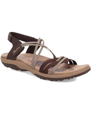Skechers Strappy Casual Sandal - Marrone