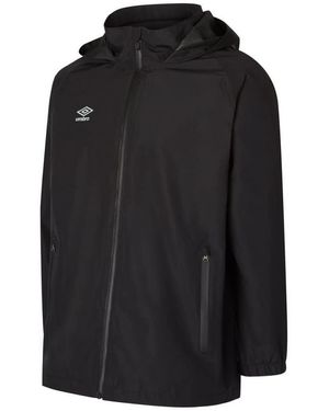 Umbro S Club Essential Waterproof Jacket - Black