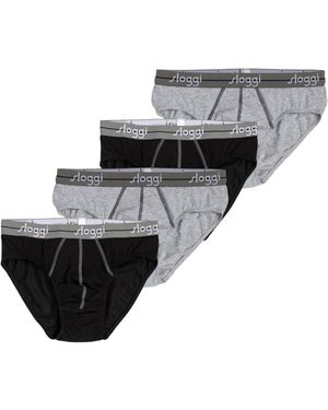 Sloggi Start Midi C4p Box - Grigio