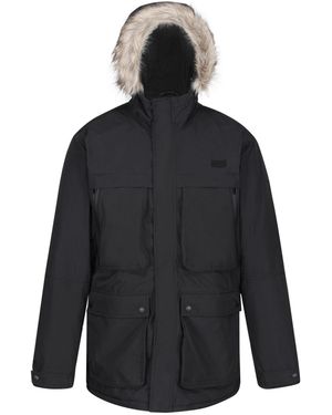 Regatta Parka da uomo impermeabile Thermoguard con riscaldamento a batteria - Nero