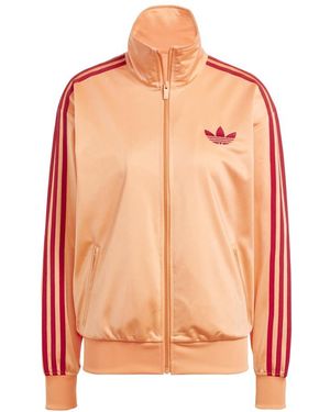 adidas Womens Originals Firebird Athletic Outerwear Casual - Orange, Orange, Medium