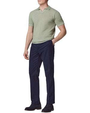 Hackett C Chino Sanderson Hose - Blau