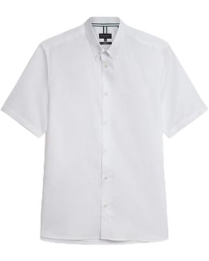 Ted Baker S Alyth Regular Branded Oxford Shirt - White
