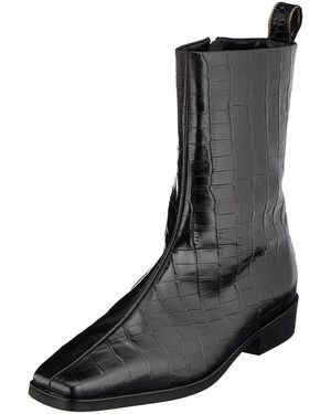 Scotch & Soda Amie, Stivali alla Moda Donna, Blk Croco Optics, 39 EU - Nero