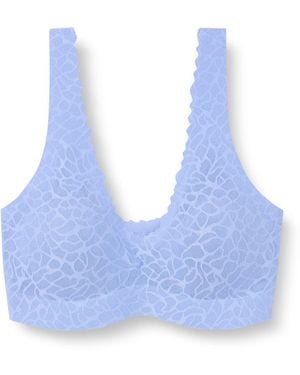 Sloggi Zero Feel Lace 2.0 Bralette Top - Blau