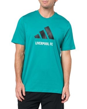 adidas Liverpool Fc Seasonal Graphic T-shirt - Blue