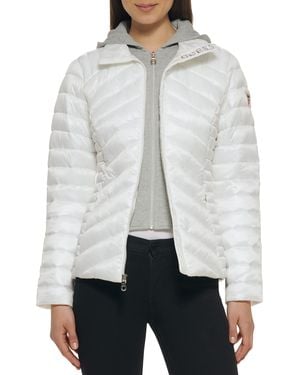 Guess Packable Puffer Jacket Voor - Grijs