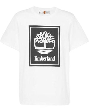 Timberland Short Sleeve Tee Undershirt - White