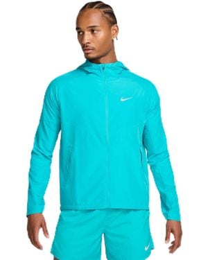 Nike Miler Dd4746 Repel Hardloopjack Voor - Blauw