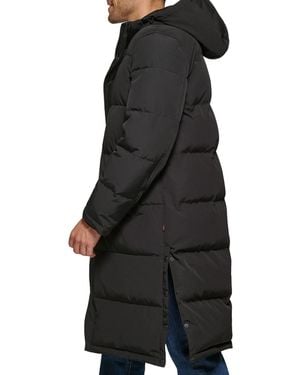 Levi's Long Hooded Puffer Parka - Black