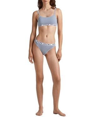 Pepe Jeans Logo P String Culotte - Noir