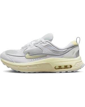 Nike Air Max Bliss Next Nature Shoes Fd9861-100 White/pure Platinum/yellow