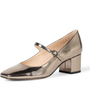 The Drop Aoki Heeled Mary Jane Plateauabsätze - Natur