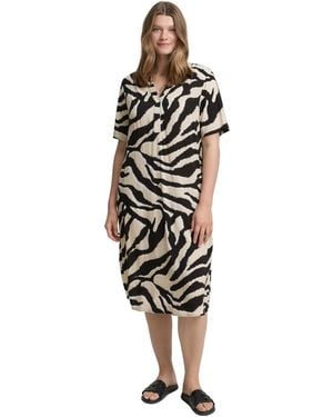 Tom Tailor Plussize Kleid - Weiß