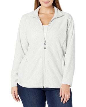 Amazon Essentials Zip Polar Fleece Jacket - Discontinued - White