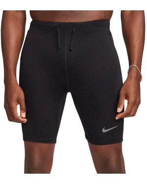 Nike M Nk DF Fast BF Half Tight Pantalón - Negro