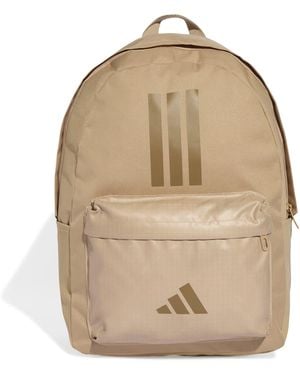 adidas Volwassen Classic Three Stripes Backpack Back To School - Naturel