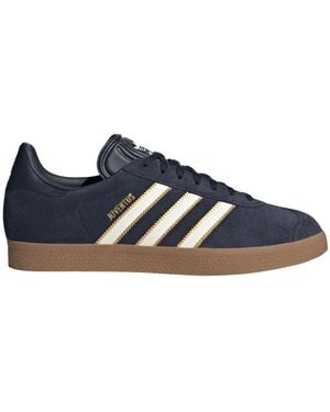 adidas Gazelle Juventus - Men's (js3044, Off White/legend Ink/football Gold), Off White/legend Ink/football Gold, 8.5 Uk - Blue