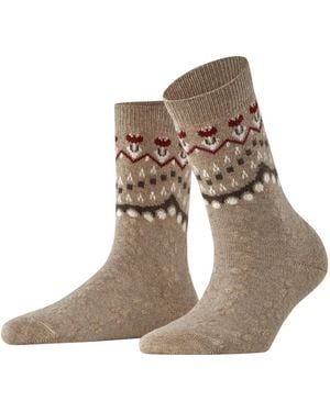 FALKE Calzini da donna Cosy Wool W So Lana Cashmere tinta unita 1 paio - Grigio