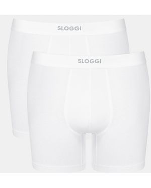 Sloggi Ever Ease Short 2P White - Bianco