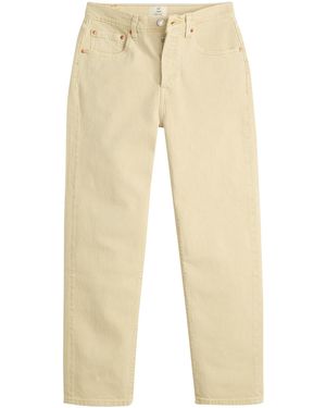 Levi's 501 Crop Jeans - Natural
