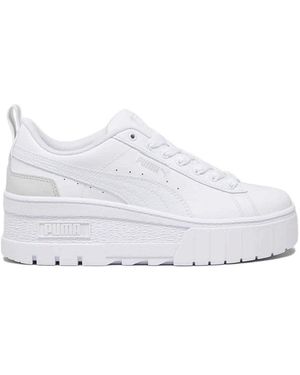 PUMA S Mayze Lth Shoes - White