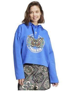 adidas X Farm Hoodie M Blue