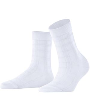FALKE Socken Madras W So Baumwolle gemustert 1 Paar - Weiß