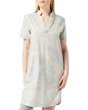 G-Star Millery V-hals Shirt Dress Ss Jurk - Grijs