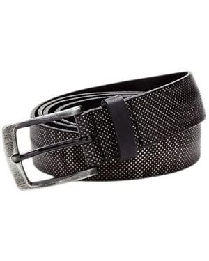 Guess Cintura con Micro Borchie in Pelle L - Nero