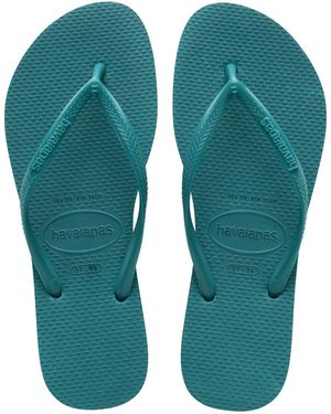 Havaianas Brasil Logo - Blau
