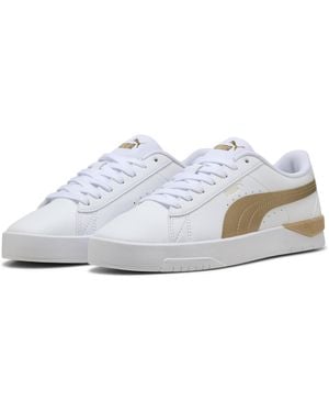 PUMA Sneakers Jada Classic Aqua Metallics da Donna 40 White Alpine Snow Gold - Bianco