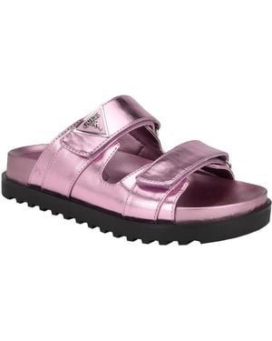 Guess Fabula Flat Sandal - Paars