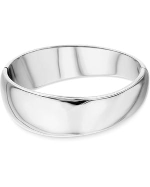 Calvin Klein Pulsera moderna de acero inoxidable para mujer - Negro
