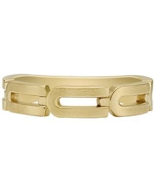 Fossil Ring Heritage D-Link Chain Edelstahl goldfarben - Mettallic
