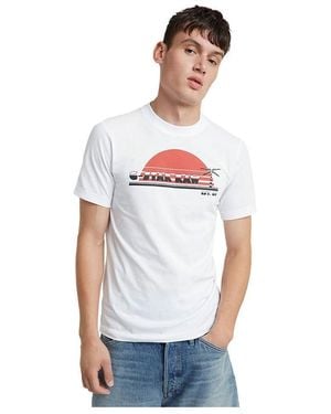 G-Star Sunrise Slim R T T-shirt - Wit