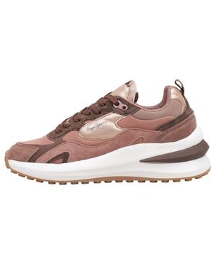 Pepe Jeans Winslow Fun Trainers Uk 7 - Pink