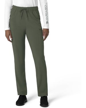 Carhartt Scrubs C53210 Force® Modern Fit Straight Leg Pant Small Olive - Green