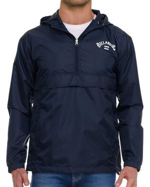 Billabong Hoodie Anorak Windbreaker Jacket For - Blue