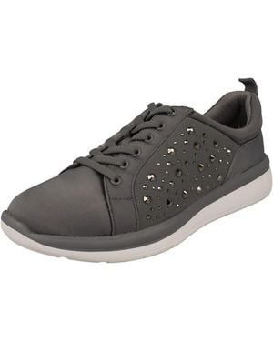Clarks Grey Interest Textile - Uk Size 7d - Eu Size 41 - Us Size - Black