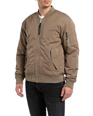 Replay M8377p Giubbotto - Marrone