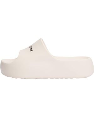 Tommy Hilfiger Donna Scarpe da Mare Flatform Pool Slide Grosse - Nero